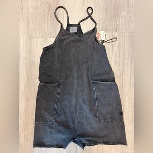 FP Movement by Free People Black Romper